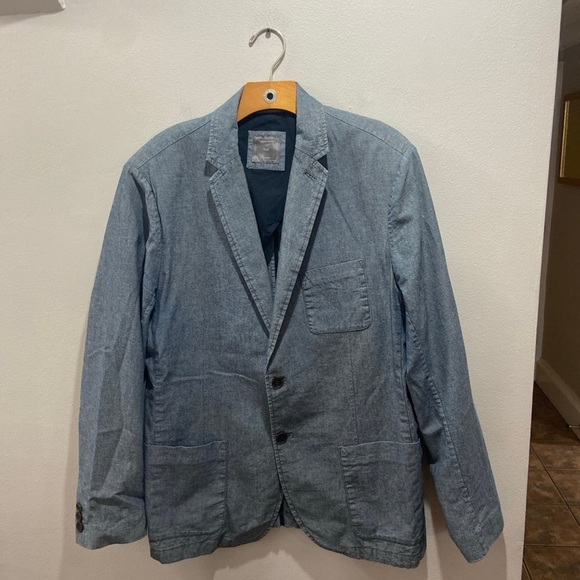 Denim Sport Coat/Blazer Jacket (L) by GAP - Picture 1 of 3